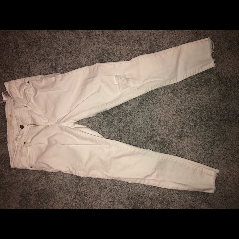 white jeans